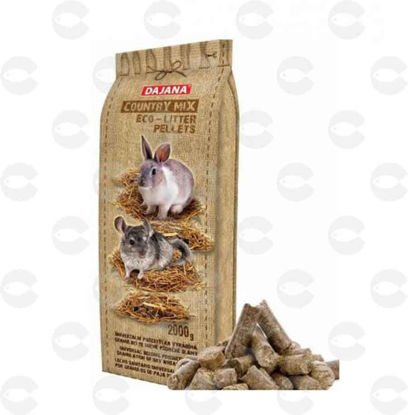 Picture of Dajana Country mix Eco-litter pellets՝ լցանյութ կրծողների համար․ գրանուլա 2 կգ
