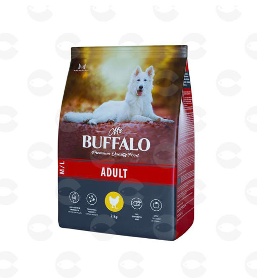 Picture of Չոր կեր շների համար՝ Mr. Buffalo M/L ADULT, հավի համով 2կգ