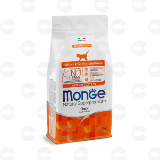 Picture of MONGE KITTEN Monoprotein, բադ ( 1.5 )