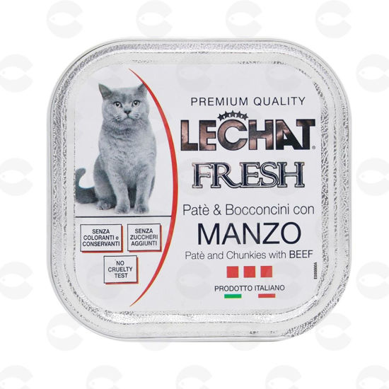 Picture of Պաշտետ կատուների համար՝ Lechat Fresh, տավար, 100գ