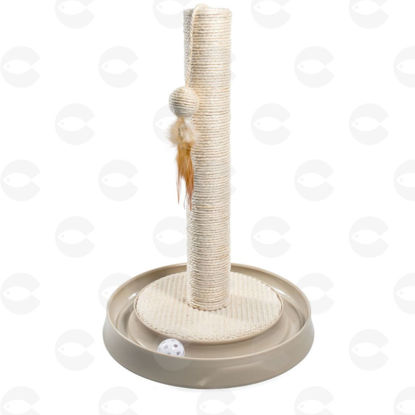 Picture of Triol 2in1 sisal քերծող սյուն խաղային հիմքով, 370 x 370 x 530 մմ