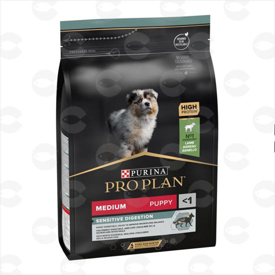 Picture of Pro Plan Medium Puppy OptiDigest  գառան մսով 3կգ