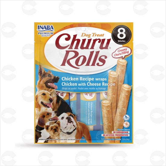 Picture of Churu Rolls, հավով և պանրով լցոնված ձողիկներ շների համար