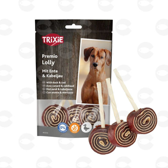 Picture of Հյուրասիրություն շների համար` Lolly, բադի միս և ձուկ, 80գ