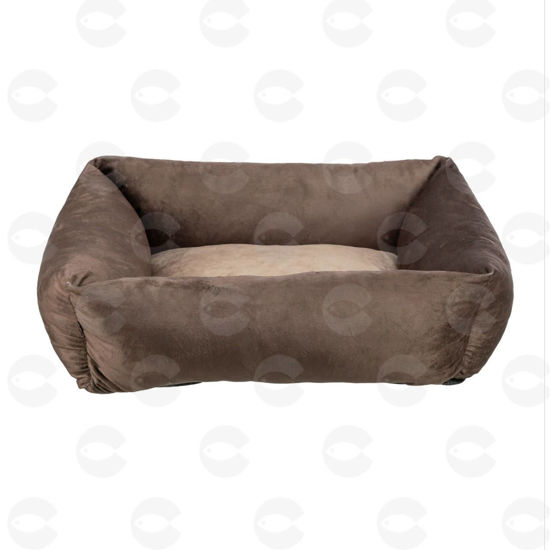 Picture of Անկողին՝ Bed Lionel, թավշյա, 50*40 սմ/շագանակագույն/բեժ