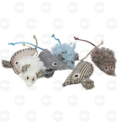 Picture of Trixie, գանգրահեր փափուկ մկներ կատուների համար 8 սմ