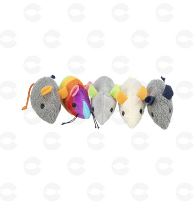 Picture of Trixie, գունավոր փափուկ մկներ կատուների համար 7 սմ