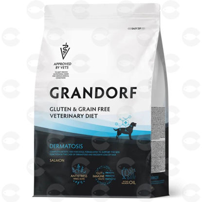 Picture of Grandorf Vet Dog Dermatosis չոր կեր սաղմոնով շների մաշկի առողջության համար, 3 կգ
