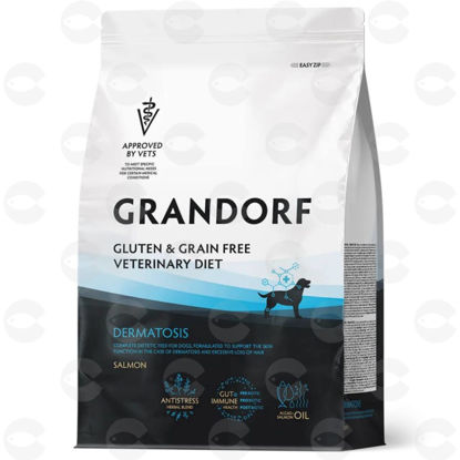 Picture of Grandorf Vet Dog Dermatosis չոր կեր սաղմոնով՝ շների մաշկի առողջության համար, 1 կգ
