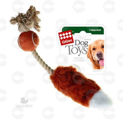 Picture of Gigwi CATCH & FETCH Շան խաղալիք «Գնդիկ՝ աղվեսի պոչով և ձայնային մեխանիզմով», 40 սմ