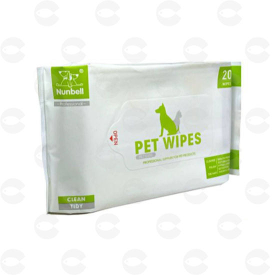 Picture of «Nunbell » թաց հիգիենիկ անձեռոցիկ շների և կատուների համար