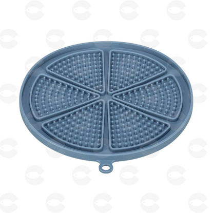 Picture of Կերաման սիլիկոնե՝ կլոր, դանդաղ կերակրման համար, ռետինե տակով/18 սմ