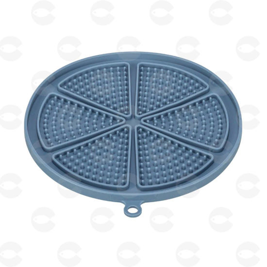 Picture of Կերաման սիլիկոնե՝ կլոր, դանդաղ կերակրման համար, ռետինե տակով/18 սմ