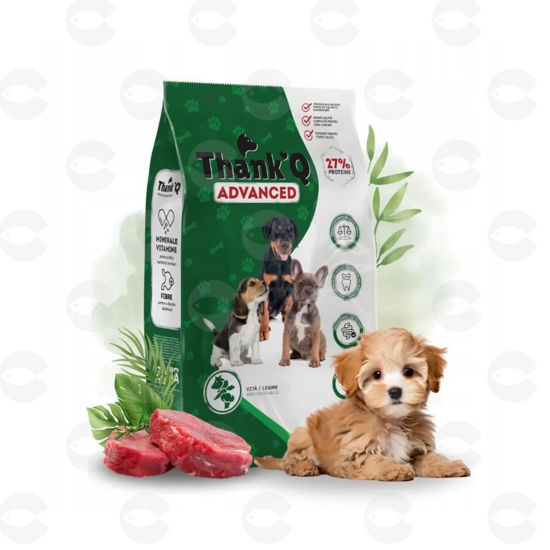 Picture of Շների կեր THANK Q ADVANCED JUNIOR տավարի մսով, 10 կգ