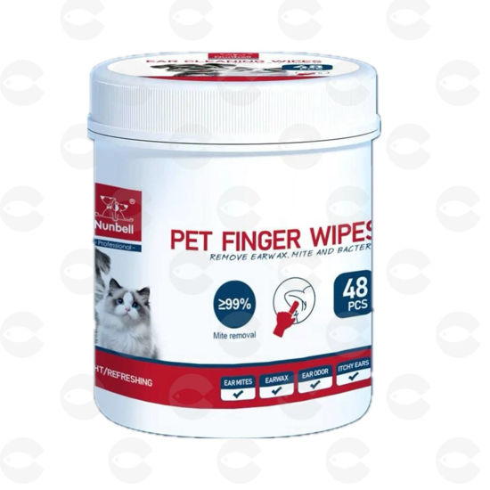 Picture of Nunbell կենդանիների ականջների մաքրող անձեռոցիկներ (48 հատ)