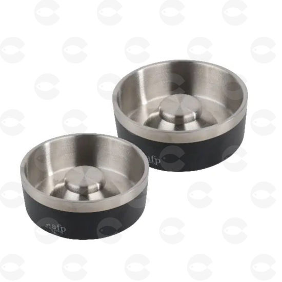 Picture of A136 Life4 Pet Կերակրման չժանգոտվող աման L, սև AFP5715 (20.4×20.4×9.2 սմ)