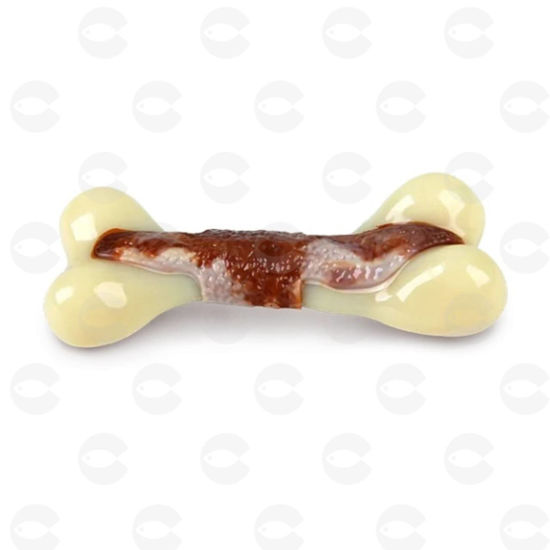 Picture of Bone Appetit նեյլոնային ոսկոր՝ մսի համով, միջին (15.5 x 6 x 3.5 սմ)