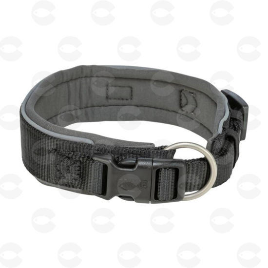 Picture of Վզնոց Premium՝ նեյլոնե, կարգավորվող L-XL, 53-62 սմ/50 մմ, սև/գրաֆիտ