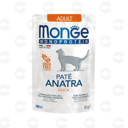 Picture of Պաուչ կատուների համար Monge Monoprotein բադ 85 գ