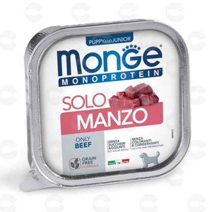 Изображение Паштет для щенков Monge Grain Free Monoprotein, говядина, 150 г